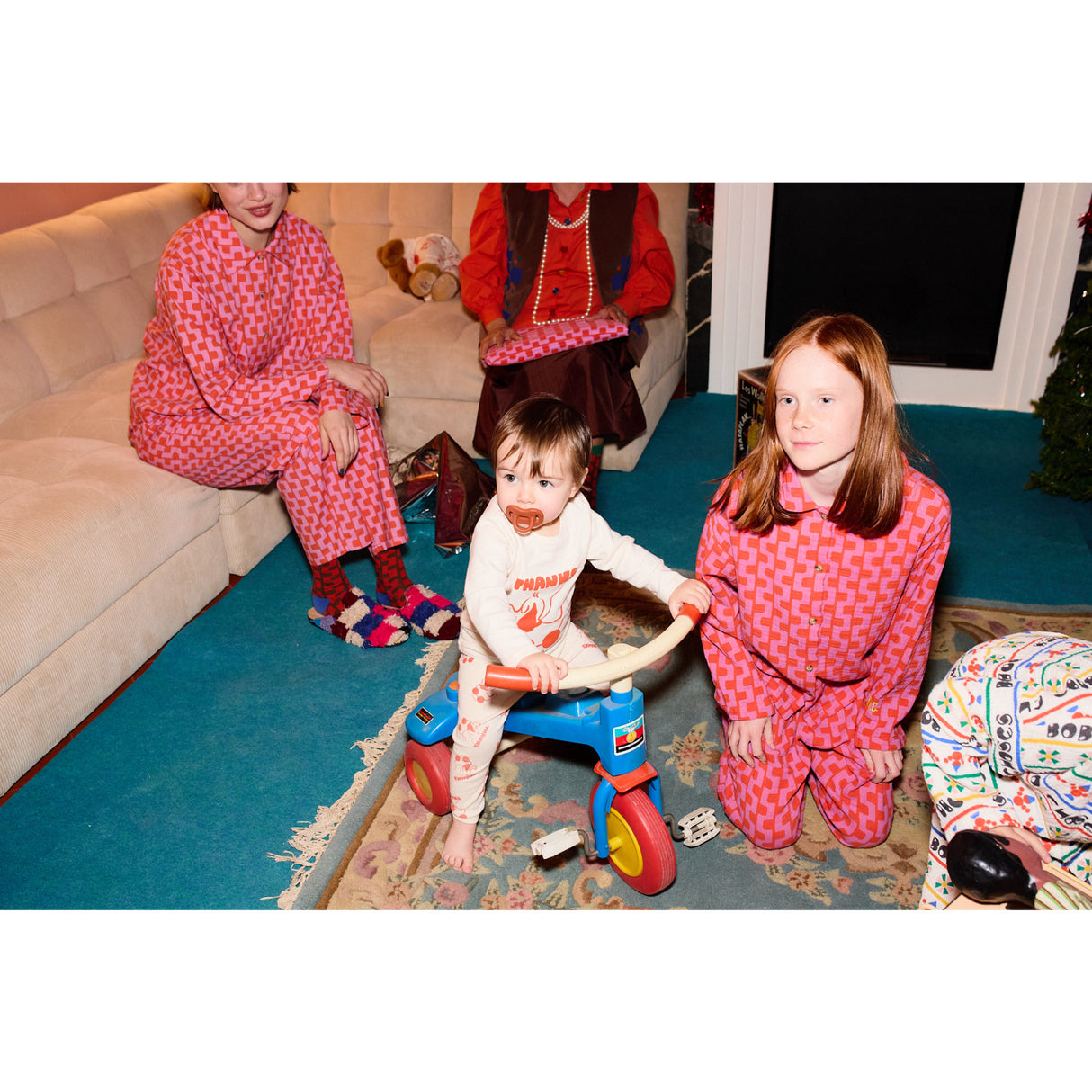 Bobo Choses Offwhite Rolling Dog Bluse