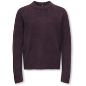 kids ONLY Winetasting Melange Kogcamilla O-Neck L/S Pullover Knt