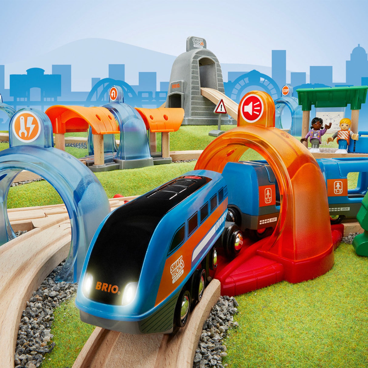 BRIO® 33972 Smart Tech Sound Action Tunnel Rejsesæt