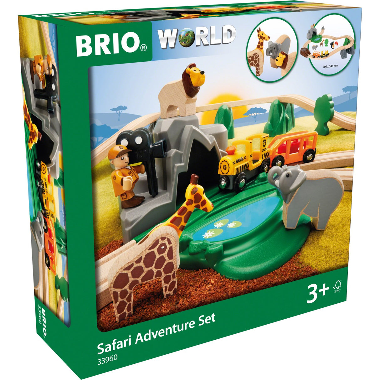 BRIO® 33960 Safarieventyrsæt, Togbane
