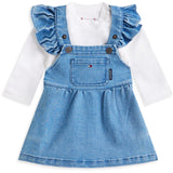 Tommy Hilfiger Denim Medium Denim Dungaree Kjole