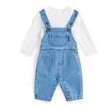 Tommy Hilfiger Denim Medium Denim Dungaree Bukser