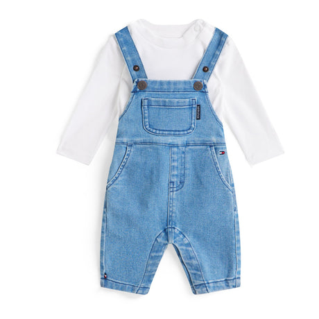 Tommy Hilfiger Denim Medium Denim Dungaree Bukser