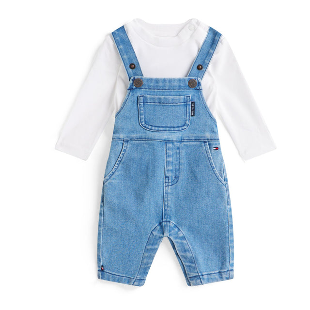 Tommy Hilfiger Denim Medium Denim Dungaree Bukser