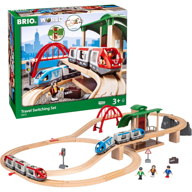 BRIO® 33512 Togbane, Stor, På Rejse