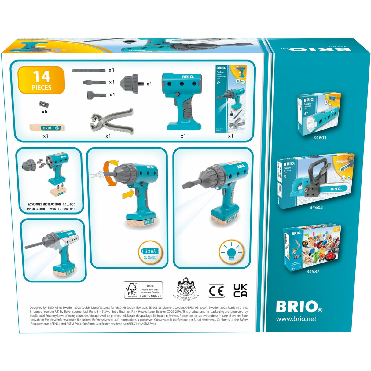 BRIO® 34600 Builder, Power Skruemaskine