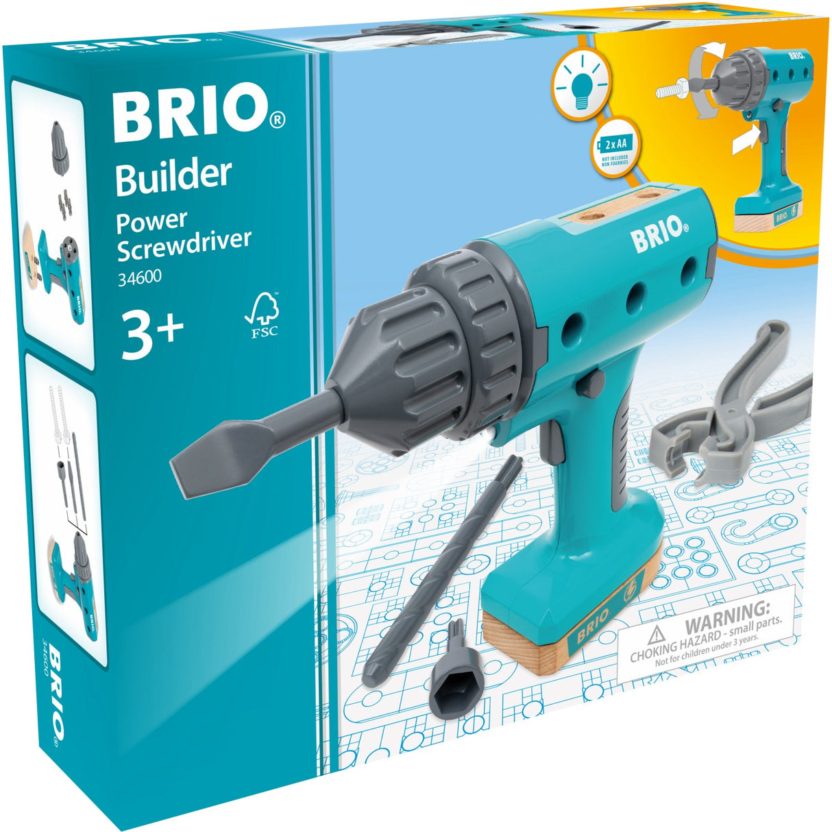 BRIO® 34600 Builder, Power Skruemaskine