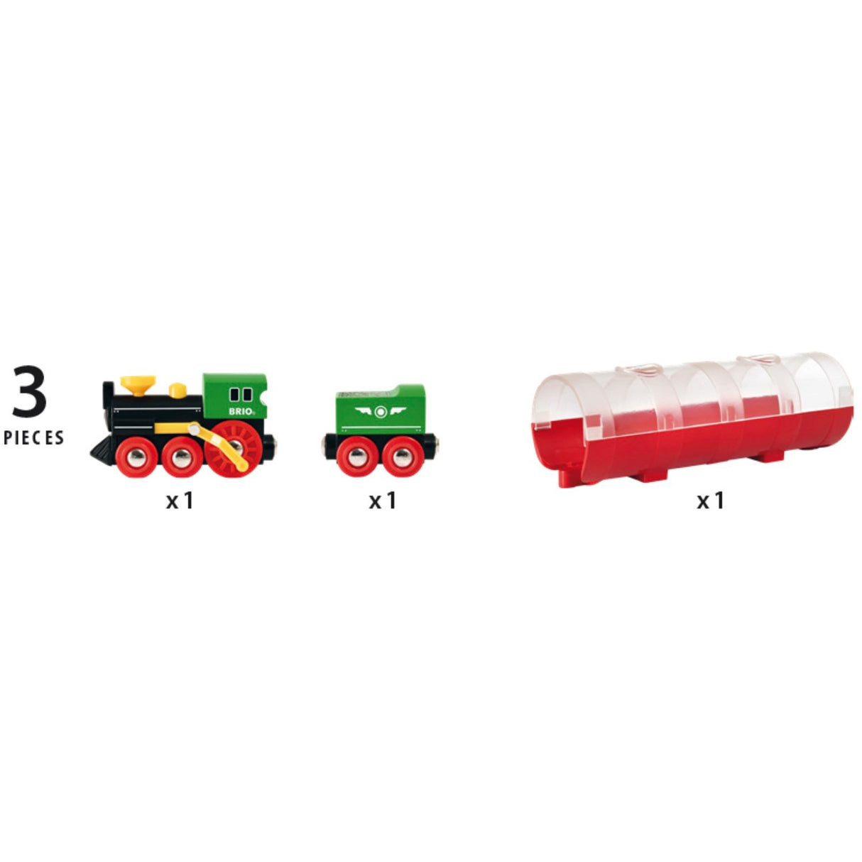 BRIO® 33892 Damplokomotiv Og Tunnel