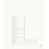 Oliver Furniture Wood Mini+ Tremmeseng Inkl. Junior Kit Til Halvhøj Seng White/Oak