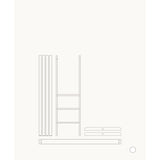 Oliver Furniture Wood Mini+ Tremmeseng Inkl. Junior Kit Til Halvhøj Seng White