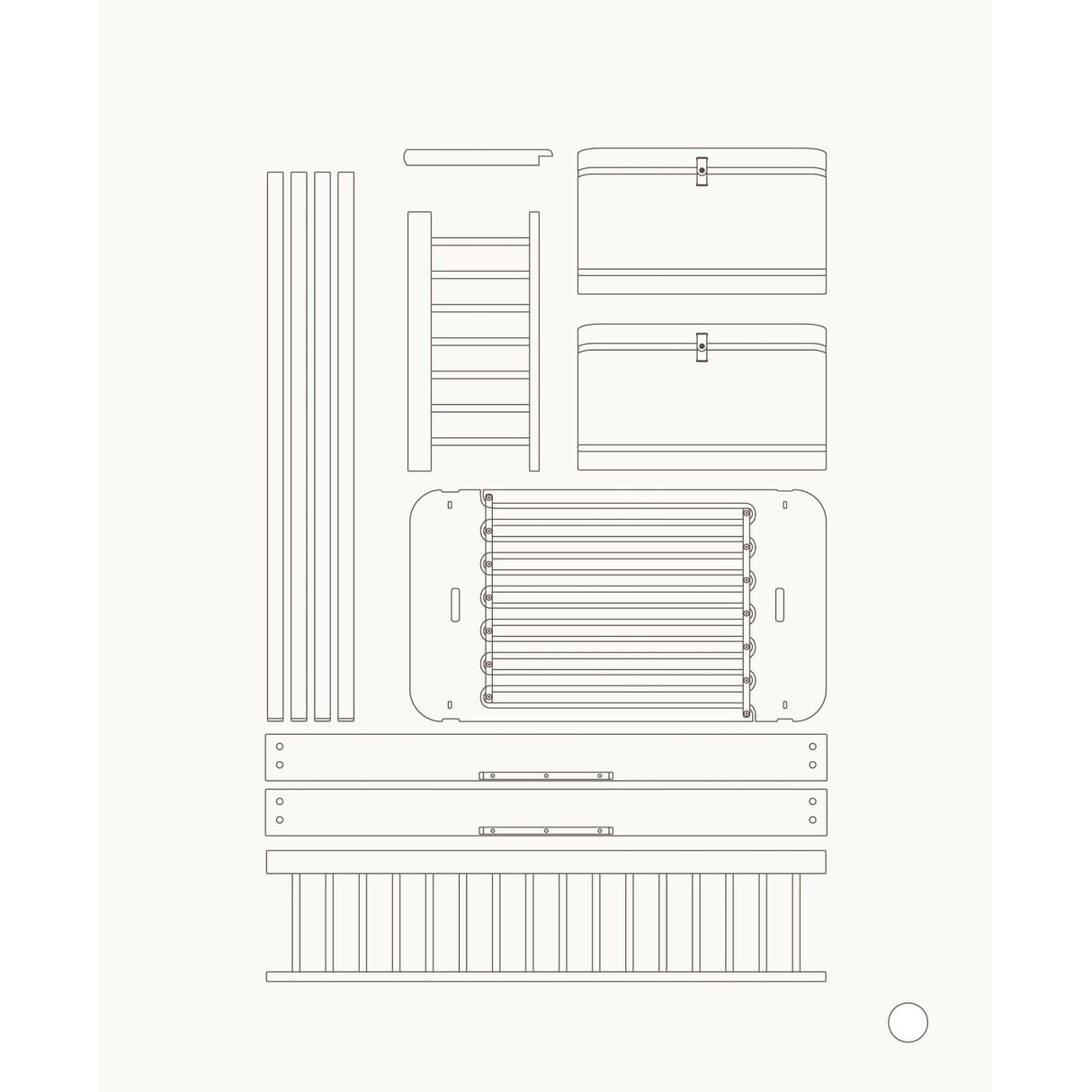 Oliver Furniture Wood Mini+ Halvhøj Seng Til Halvhøj Køjeseng White
