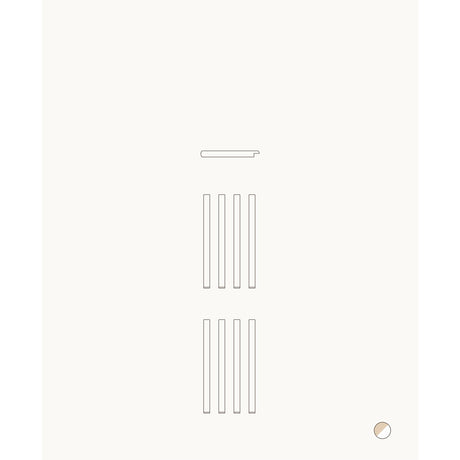 Oliver Furniture Wood Mini+ Halvhøj Køjeseng Til 2 Juniorsenge White/Oak