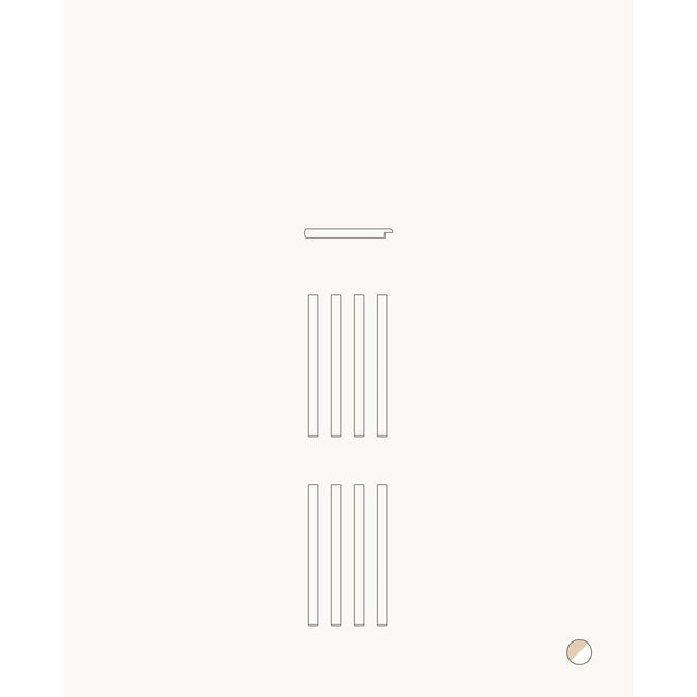 Oliver Furniture Wood Mini+ Halvhøj Køjeseng Til 2 Juniorsenge White/Oak