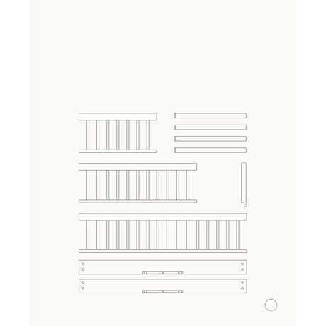 Oliver Furniture Wood Mini+ Junior Kit (Tillæg Til Mini+ Tremmeseng) White