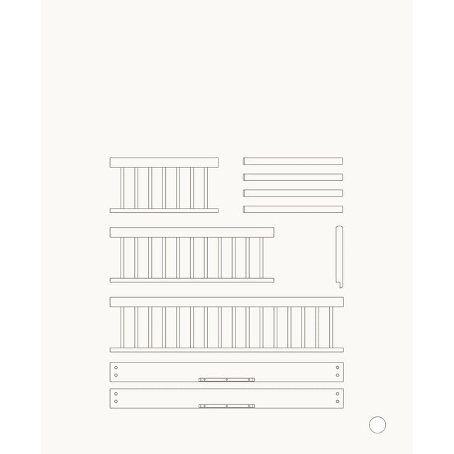 Oliver Furniture Wood Mini+ Junior Kit (Tillæg Til Mini+ Tremmeseng) White