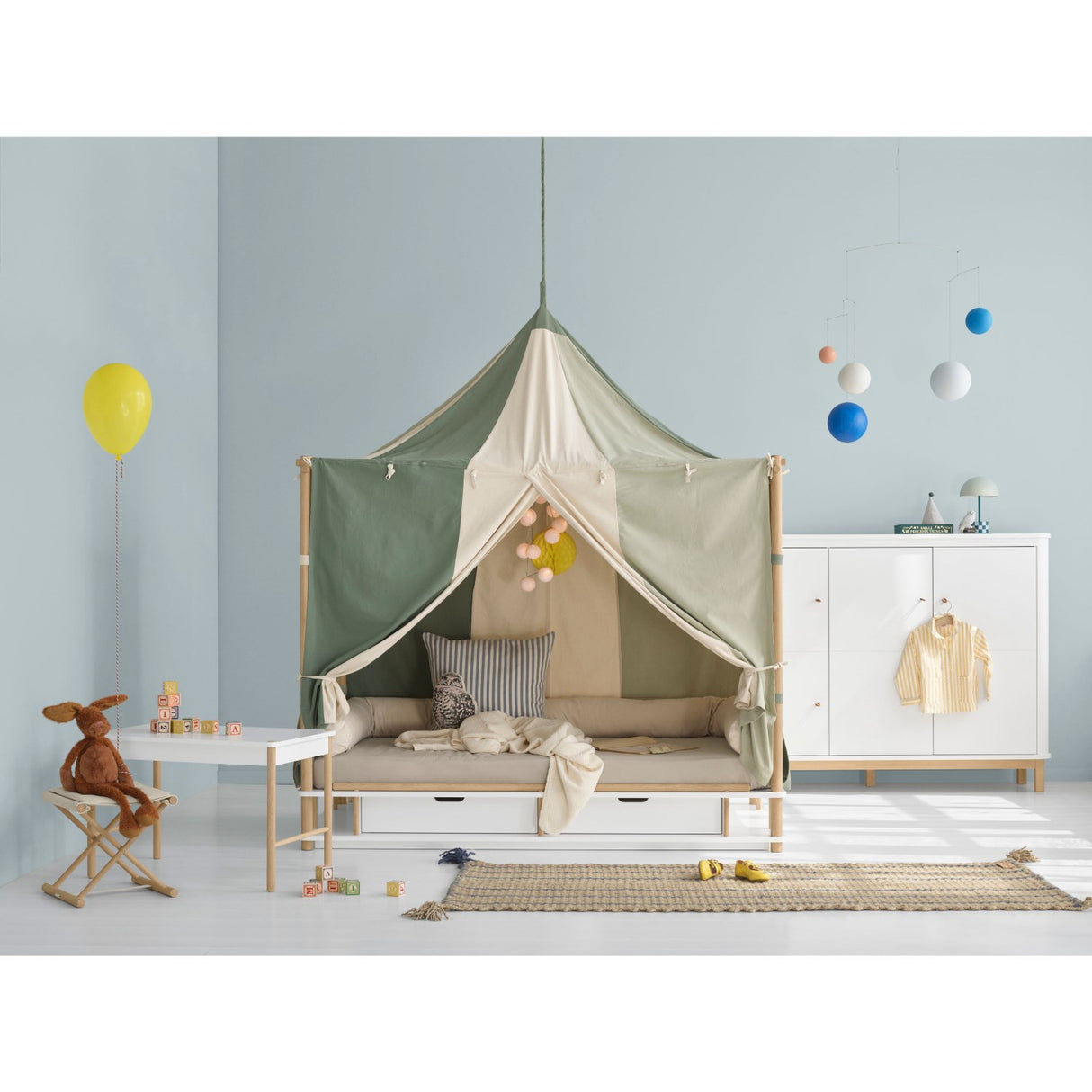 Oliver Furniture Camp Toddler Taburet Oak/Uncolored