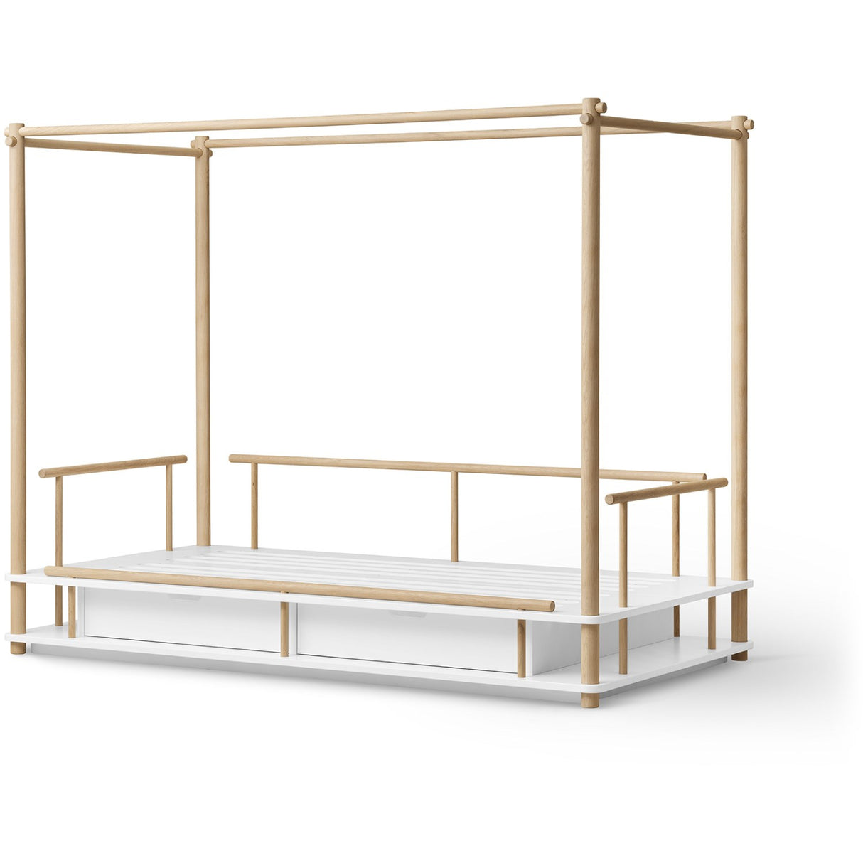 Oliver Furniture Camp Himmelseng 90x180 Cm White/Oak