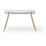 Oliver Furniture Camp Junior Skrivebord Justerbart White/Oak