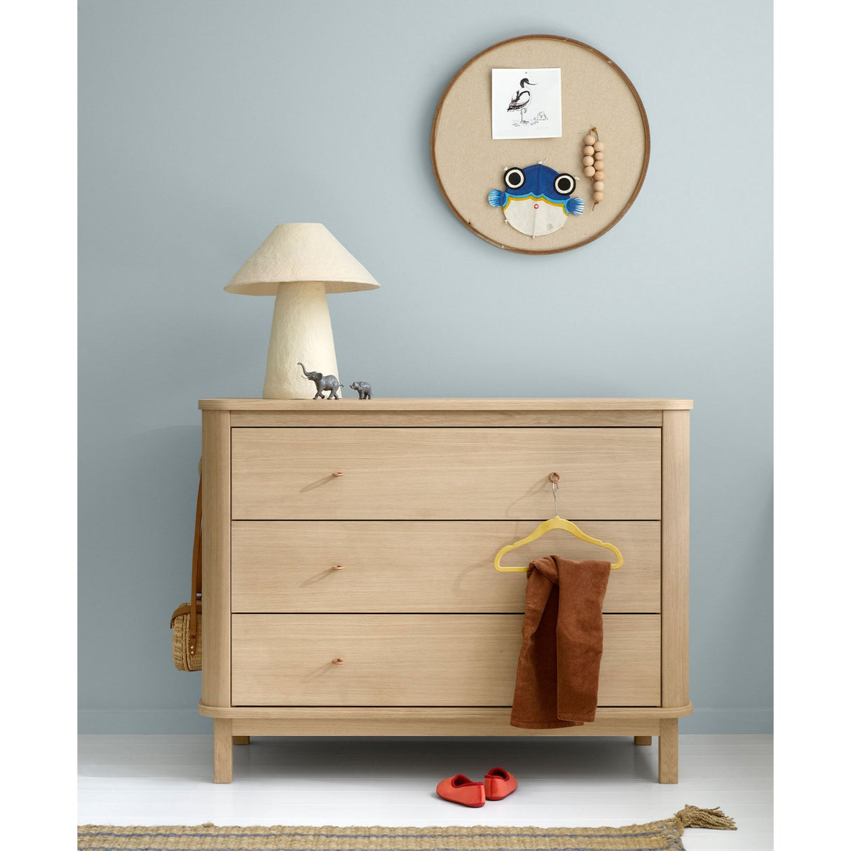 Oliver Furniture Wood Kommode 3 Skuffer Oak