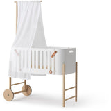 Oliver Furniture Wood Co-Sleeper Sengehimmel White