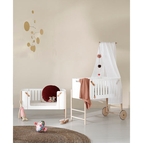Oliver Furniture Wood Co-Sleeper Sengehimmel White