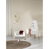 Oliver Furniture Wood Co-Sleeper Sengehimmel White