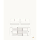 Oliver Furniture Wood Mini+ Søskende Kit (Tillæg Til Mini+ Tremmeseng Inkl. Junior Kit Oak)