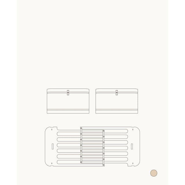 Oliver Furniture Wood Mini+ Søskende Kit (Tillæg Til Mini+ Tremmeseng Inkl. Junior Kit Oak)