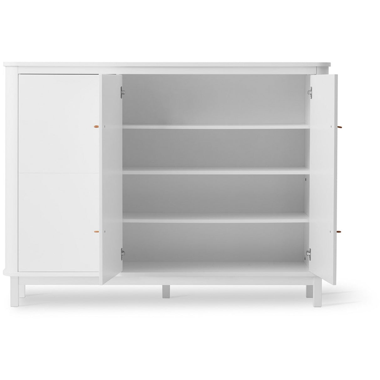 Oliver Furniture Wood Multiskab 3 Døre White