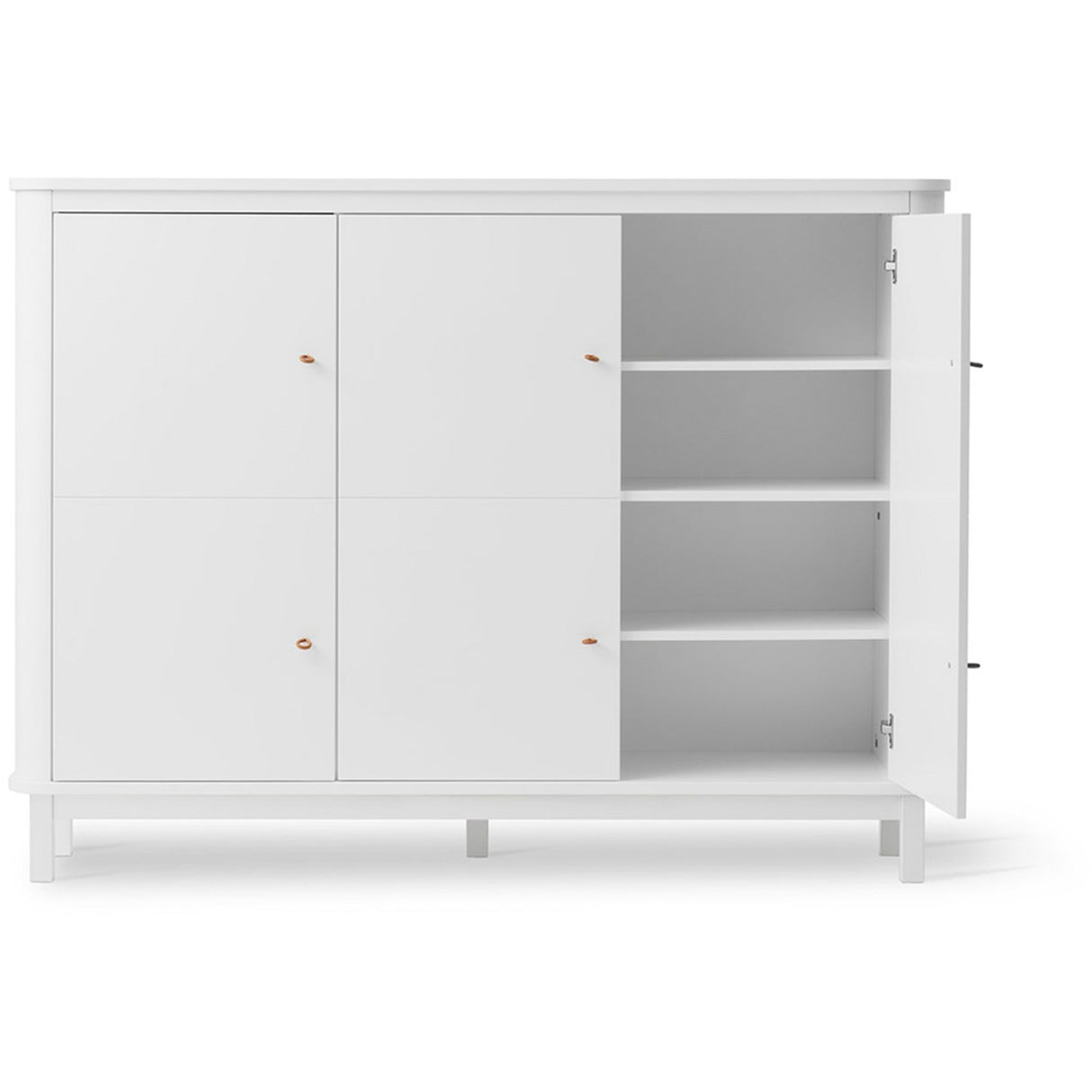 Oliver Furniture Wood Multiskab 3 Døre White