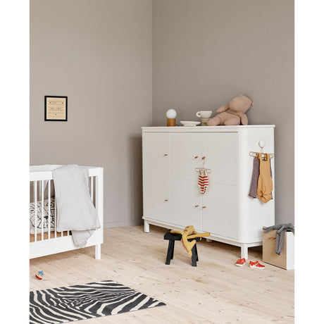 Oliver Furniture Wood Multiskab 3 Døre White