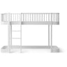 Oliver Furniture Wood Original Halvhøj Seng 138 Cm 90x200 Cm White