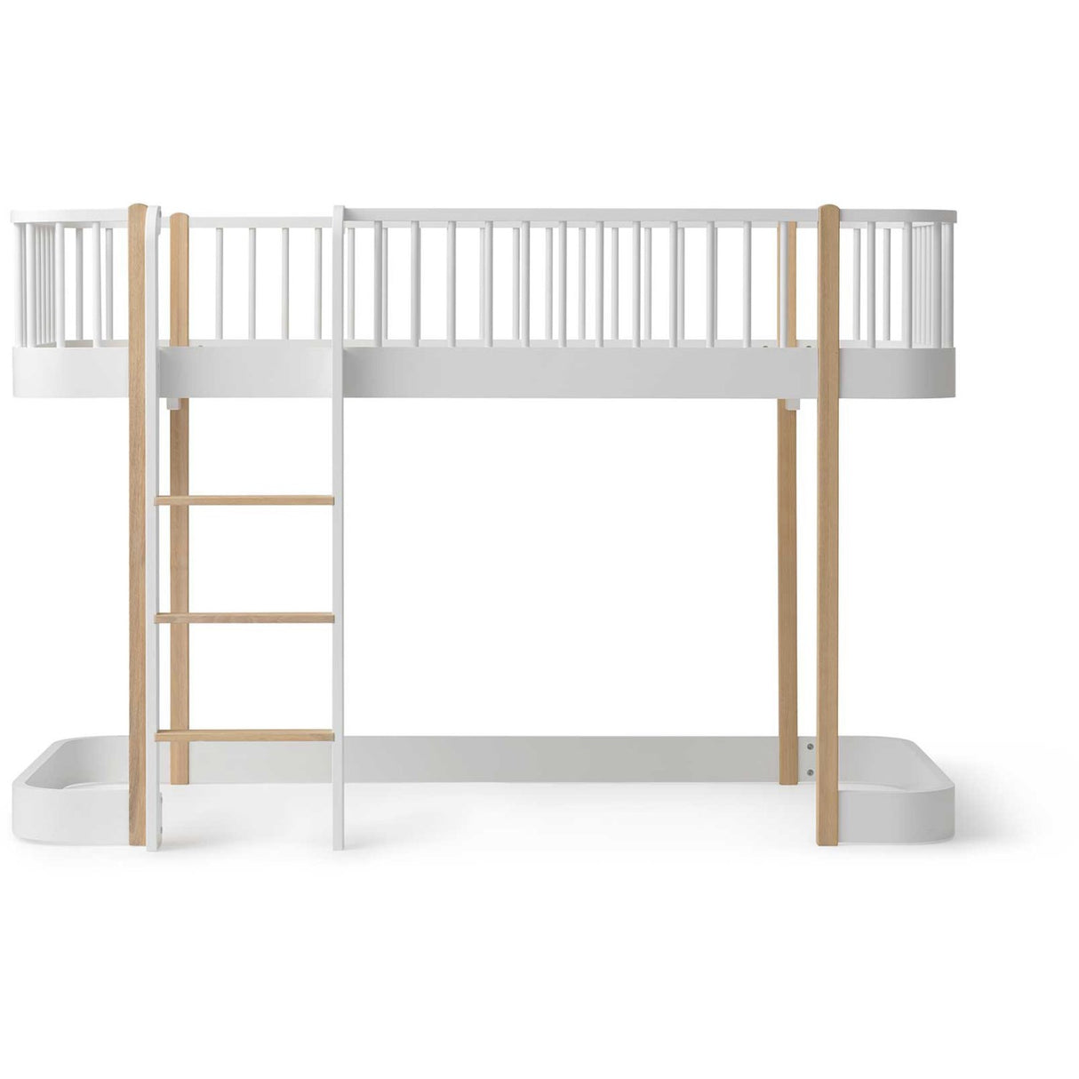 Oliver Furniture Wood Original Halvhøj Seng 138 Cm 90x200 Cm White/Oak