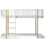 Oliver Furniture Wood Original Halvhøj Seng 138 Cm 90x200 Cm White/Oak