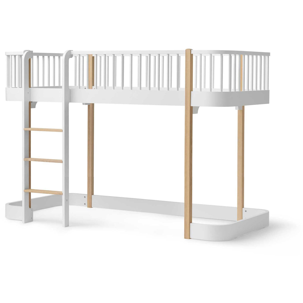 Oliver Furniture Wood Original Halvhøj Seng 138 Cm 90x200 Cm White/Oak