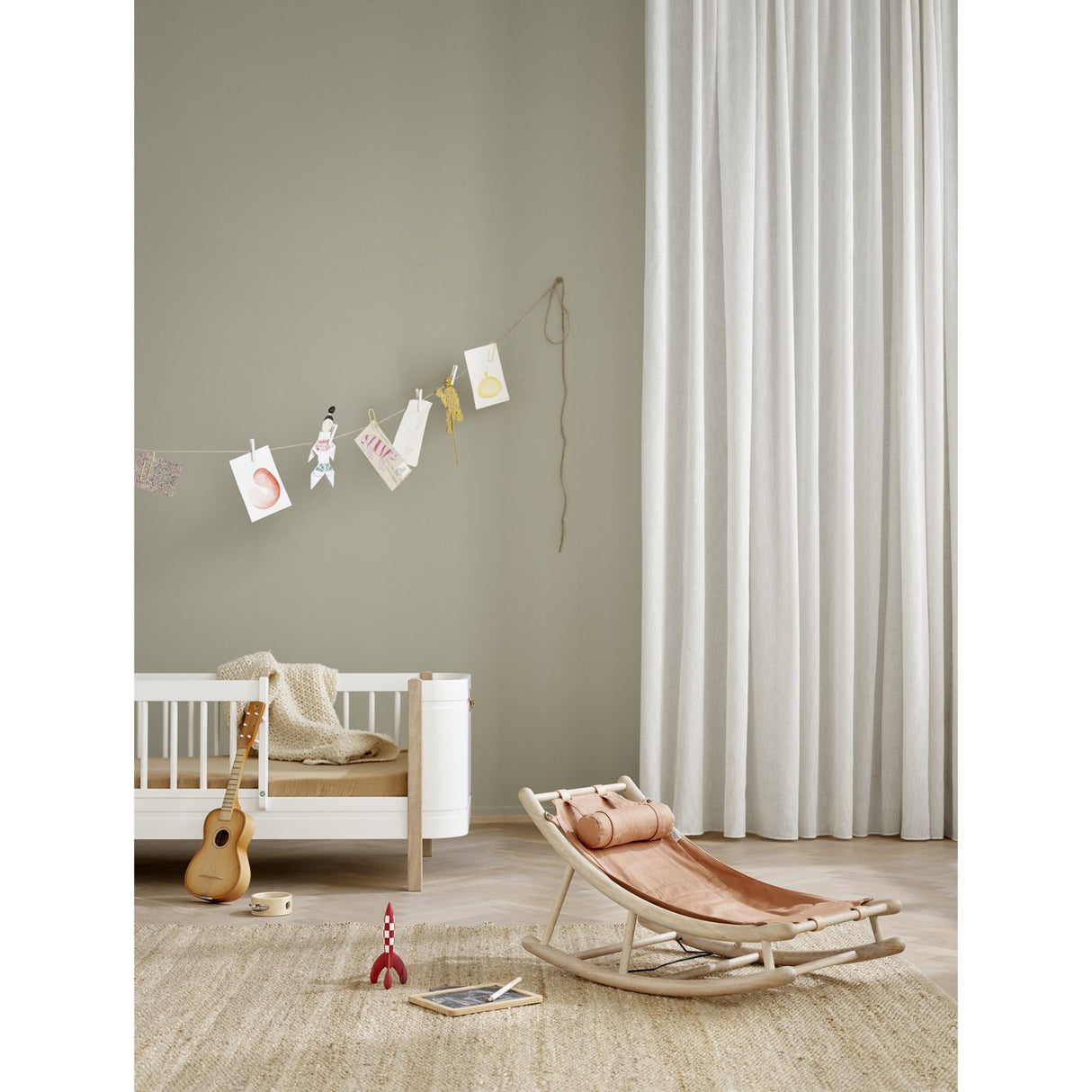 Oliver Furniture Wood Junior Vippestol Oak/Caramel