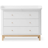 Oliver Furniture Wood Puslekommode 3 Skuffer White/Oak