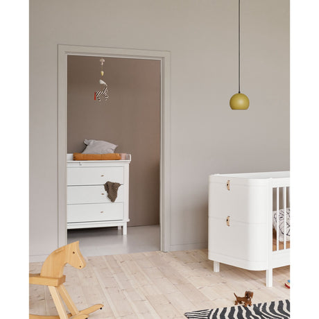 Oliver Furniture Wood Puslekommode 3 Skuffer White