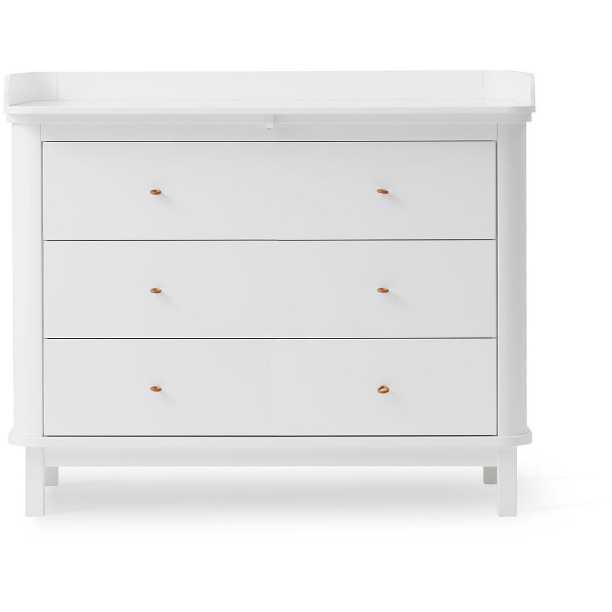 Oliver Furniture Wood Puslekommode 3 Skuffer White