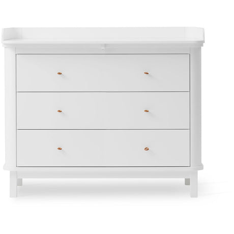 Oliver Furniture Wood Puslekommode 3 Skuffer White
