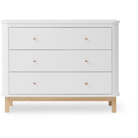 Oliver Furniture Wood Kommode 3 Skuffer White/Oak