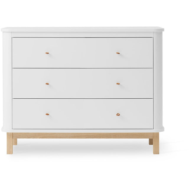 Oliver Furniture Wood Kommode 3 Skuffer White/Oak