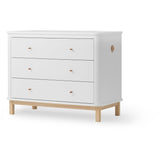 Oliver Furniture Wood Kommode 3 Skuffer White/Oak