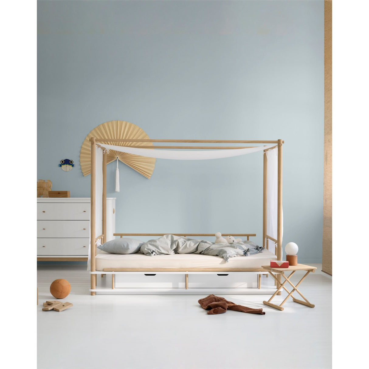 Oliver Furniture Wood Kommode 3 Skuffer White/Oak