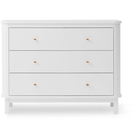 Oliver Furniture Wood Kommode 3 Skuffer White