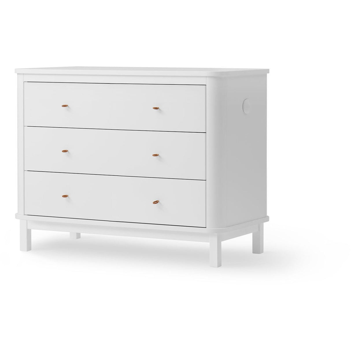 Oliver Furniture Wood Kommode 3 Skuffer White