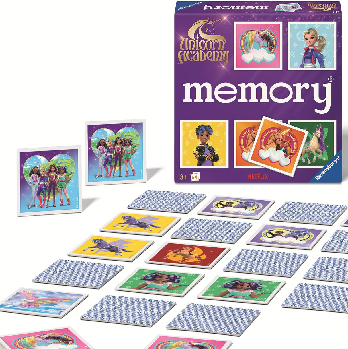 Ravensburger Unicorn Academy Memory® - Vendespil
