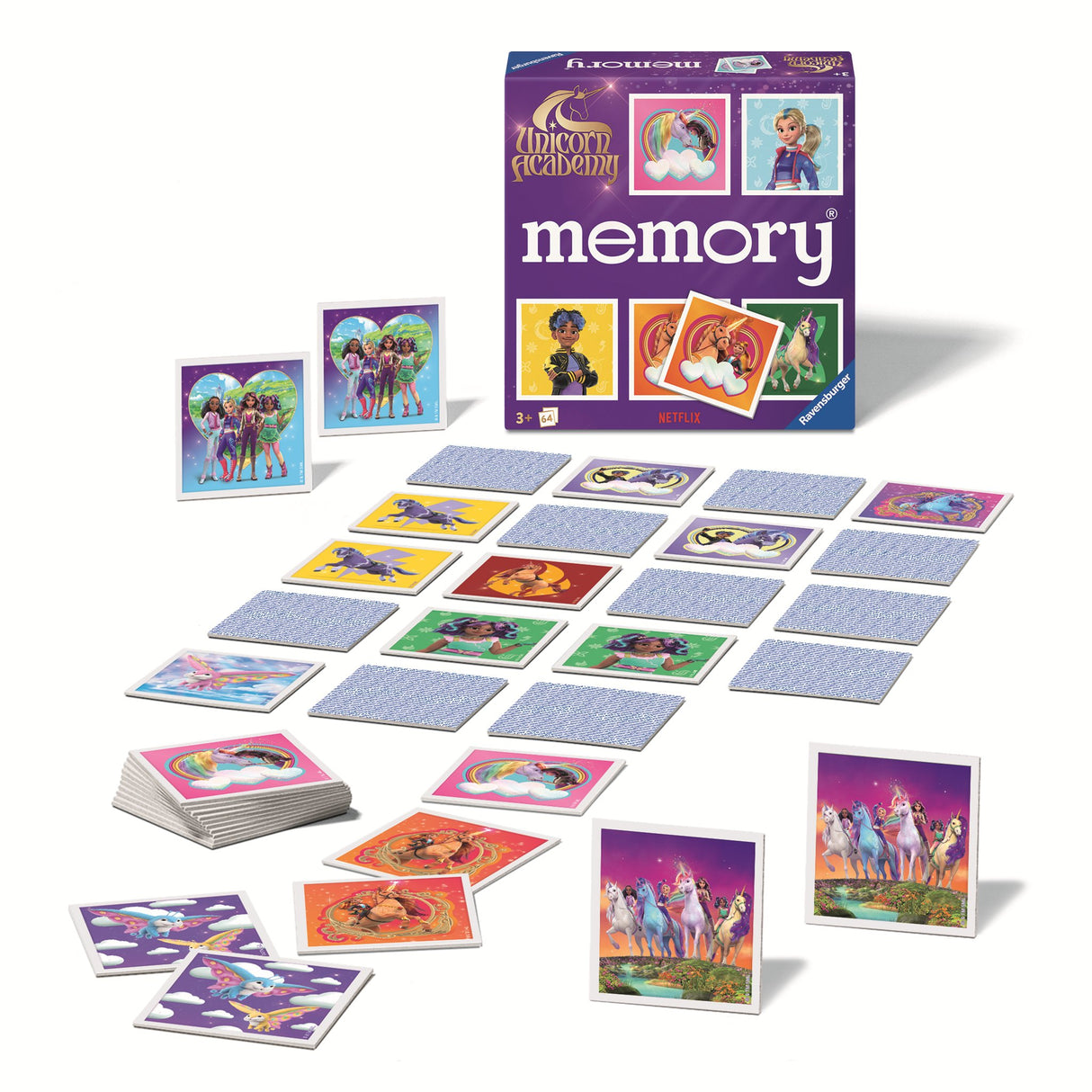 Ravensburger Unicorn Academy Memory® - Vendespil