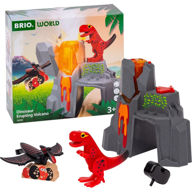 BRIO® 36092 Aktiv Vulkan Med Dinosaurer