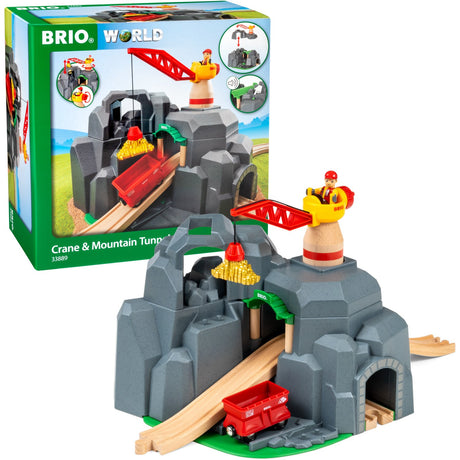 BRIO® 33889 Kran- Og Bjergtunnel